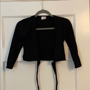 Two dance sweaters! Both wrap around